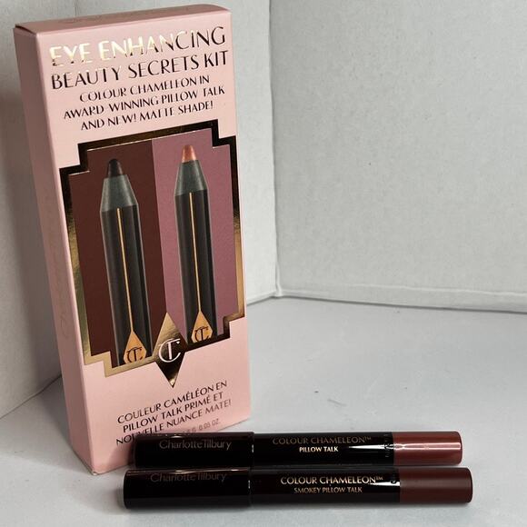 NWT Charlotte Tilbury Eye Enhancing Beauty Secrets Kit Eyeshadow Pencil Set - Picture 1 of 3